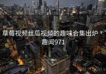 草莓视频丝瓜视频的趣味合集出炉 · 趣闻971