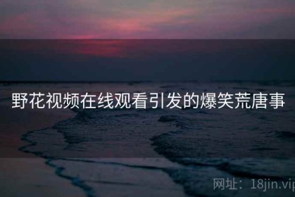 野花视频在线观看引发的爆笑荒唐事